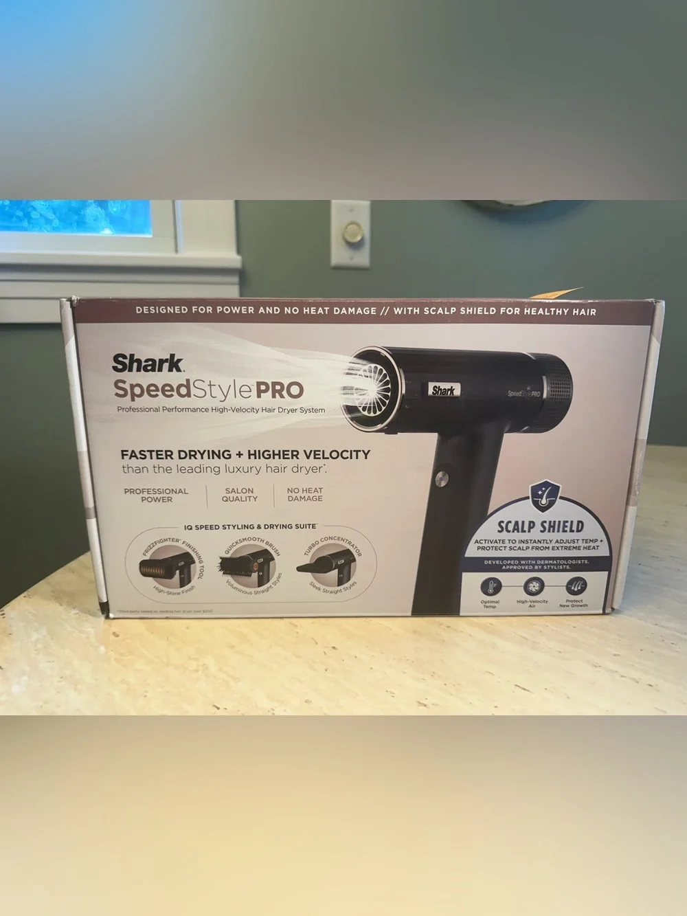 Shark SpeedStyle Pro RapidGloss Finisher&High-Velocity Dryer HD731 READ DESC